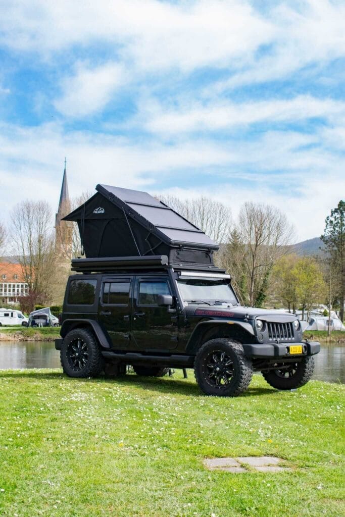 daktent op jeep wrangler HiCamp HC17